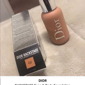 DIOR backstage foundation.
